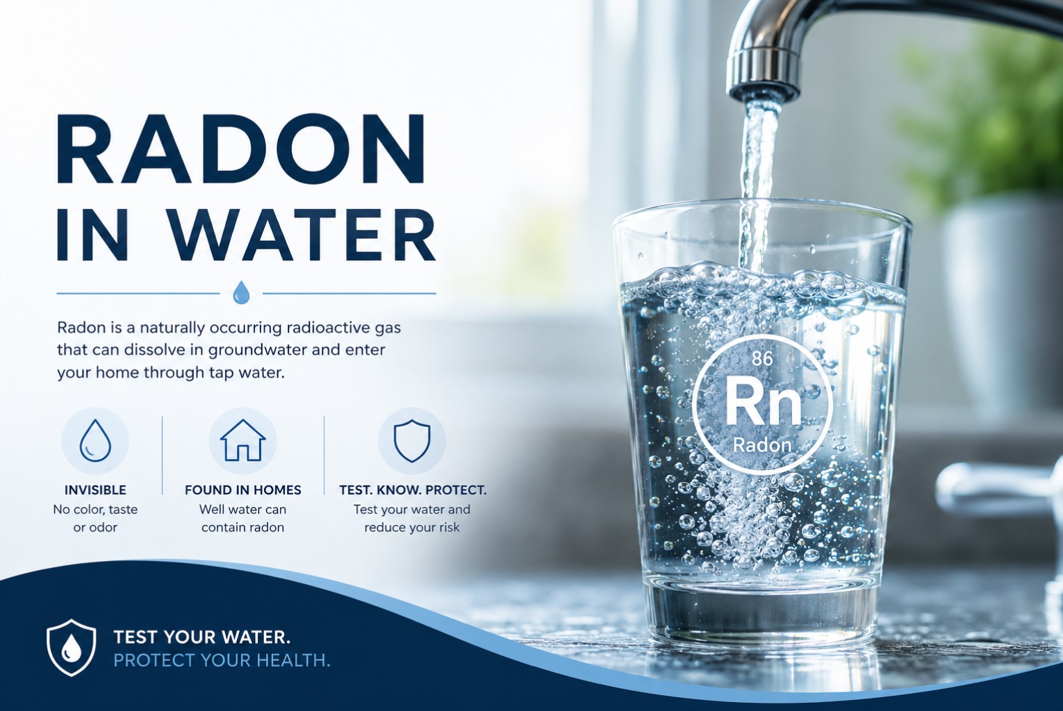 radon in water